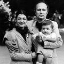 Carla Fracci and Beppe Menegatti with their son Francesco