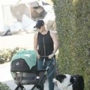 Ashleigh Barty – Spotted with her newborn in Brisbane