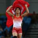 Tunisian female sport wrestlers