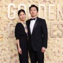 Joana Pak and Steven Yeun- 81st Golden Globe Awards (2024)