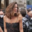 Chiara Baschetti – Seen at the Ermanno Scervino fashion show during Milan Fashion Week