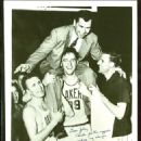 George Mikan With Jim Pollard (Right) Celebrating  Another Championship