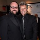 Desmond Child and Jon Bon Jovi attend Songwriters Hall of Fame 45th Annual Induction And Awards at Marriott Marquis Theater on June 12, 2014 in New York City.