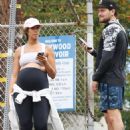 Leona Lewis – Hike candids at Lake Hollywood Resovoir in Los Angeles