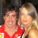 Fernando Alonso and Xenia Tchoumitcheva