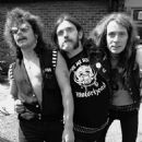 Motörhead backstage at Heavy Metal Holocaust, Port Vale Football Stadium, Stoke on Trent. Saturday August 1st 1981