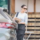 Shay Mitchell – Enjoying coffee in the city of Los Angeles