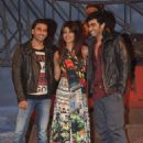 Priyanka Chopra, Ranveer Singh and Arjun Kapoor attend Gunday music launch (January 07, 2014)