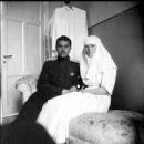 Grand Duchess Tatiana is seen with an unidentified soldier in another photo from the collection.