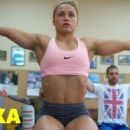 Latvian female weightlifters
