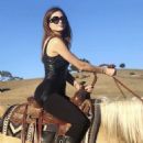 Blanca Blanco – Seen riding a horse in Santa Barbara