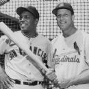 Stan Musial and Willie Mays