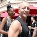 Joe Elliott, Phil Collen and Vivian Campbell of Def Leppard appear for a performance and interview with Mario Lopez of 'Extra' at The Grove, California on June 1st, 2012