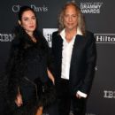 Kirk Hammett and Lani Hammett attend the Pre-GRAMMY Gala And GRAMMY Salute To Industry Icons Honoring Clarence Avant on February 9, 2019