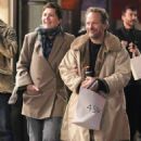 Maggie Gyllenhaal – With husband Peter Sarsgaard seen during a romantic stroll in NYC