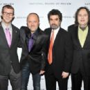 Lars Ulrich, Joe Berlinger and Bruce Sinofsky attend the 2011 National Board of Review Awards gala at Cipriani 42nd Street on January 10, 2012 in New York City.