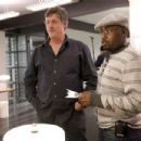 Director Steve Shill (left) and Producer Will Packer on the set of Screen Gems' thriller OBSESSED. Photo By:  Suzanne Tenner. © 2009 Screen Gems, Inc. All rights reserved.