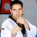 Nepalese male taekwondo practitioners