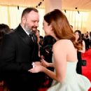 Director Yorgos Lanthimos and Emma Stone - The 96th Annual Academy Awards - Arrivals (2024)