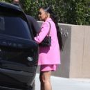 Tia Mowry – Spotted after meeting
