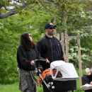 Eliza Doolittle – On a a stroll with her newborn baby in North London
