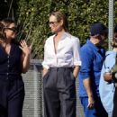 Amber Valletta – Photo Shoot Candids For Karl Lagerfeld in Los Angeles
