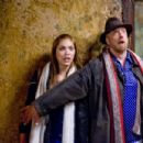 The naïve Megan (Shoshana Bush, left) with her dad, Ron (Chris Elliott, right), in the comic spoof “Dance Flick.” Photo Credit: Glen Wilson. Copyright ©2009 by PARAMOUNT PICTURES CORPORATION. All Rights Reserved.