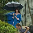 Anne Hathaway – Filming ‘Flowervale Street’ filming in Atlanta