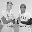 Willie Mays and Stan Musial