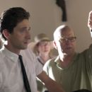 Allen Coulter (right) directs Adrien Brody (left) in HOLLYWOODLAND, a Focus Features release. Photo by George Kraychyk.