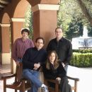 (Left to right) Director STEVE HICKNER; writer, producer and voice of Barry B. Benson, JERRY SEINFELD; producer CHRISTINA STEINBERG; and director SIMON J. SMITH of DreamWorks’ BEE MOVIE, to be released by Paramount Pictures in November 2007. Photo C