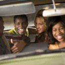 Christopher Robinson (left) as “Jermaine”, Elijah Kelley (center left) stars as “Seaweed J. Stubbs”, Amanda Bynes (center right) stars as “Penny Pingleton”, and Sarah Francis (right) as “Janetta” in New Line