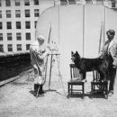 Another shot of Balto being posed, by Gunnar Kaasen, for famous New Jersey animal sculptor Frederick Roth