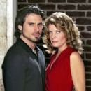 Joshua Morrow and Michelle Stafford