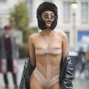 Leila Depina – Posing at Paris Fashion Week 2024