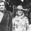 July 31, 1970 - Roberto, Julian and Cynthia posing for the press on the steps of the Kensington Register Office.