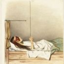 Maria Domenica Lazzeri Sketch Indicating Her Stigmatic Wounds of Christ