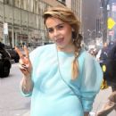 Mae Whitman – Seen at New York Live promoting Up Here in New York
