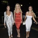 Melissa Reeves, Chloe and Lauryn Goodman at Menagerie in Manchester