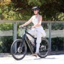 Lauren Silverman – Enjoys a bike ride in Malibu