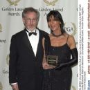 Steven Spielberg and David Lean's wife at the 12th Annual Golden Laurel Awards