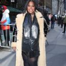 Amber Riley – Arriving on the Today Show in New York