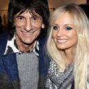 Ronnie Wood and Nicola Sargent