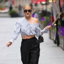 Ashley Roberts – In a short shirt and stylish trousers in London