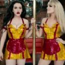 Kat Dennings and Beth Behrs in 2 Broke Girls Publicity
