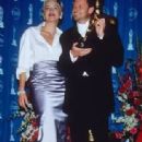 Sharon Stone and winner Mike Van Dien - The 70th Annual Academy Awards (1998) - Press Room