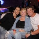 Lee, Brandon and Winsor celebrating the 23rd Annniversary of The Bold and The Beautiful playing Bowling