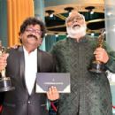 Indian musical composer M.M. Keeravaani and Indian lyricist Chandrabose - The 95th Annual Academy Awards - Show (2023)
