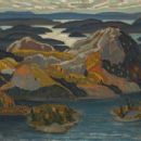 Franklin Carmichael, Grace Lake, 1931, Oil on paperboard, 25.4 x 30.4cm, National Gallery of Canada, Ottawa