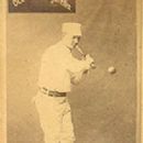 American baseball catcher, 1860s birth stubs